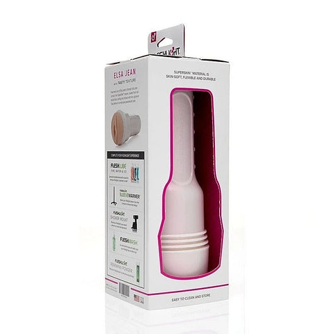 Fleshlight Girls Elsa Jean Realistic Male Masturbator with Tasty Texture - Fleshlight Male Masturbators