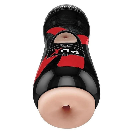 PDX Elite Realistic Male Vibrating Anal Stroker - Masturbators and Strokers