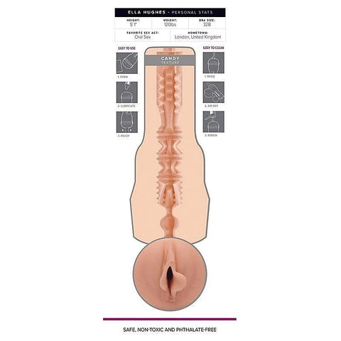 Ella Hughes Candy Mens Pleasure Stroker by Fleshlight - Realistic Butts And Vaginas