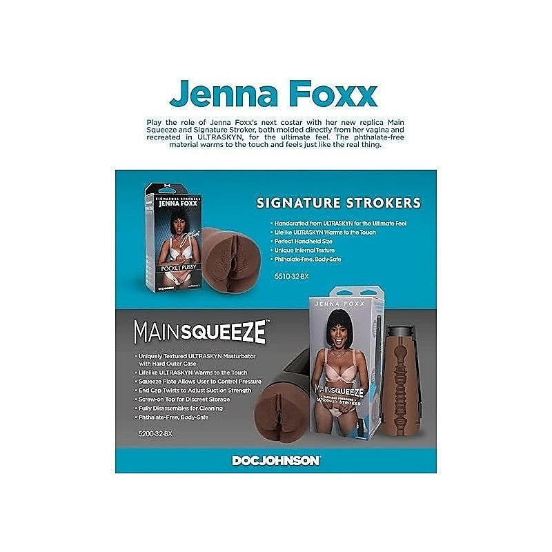 Signature Strokers Jenna Foxx Ultraskyn Pocket Pussy - Masturbators and Strokers