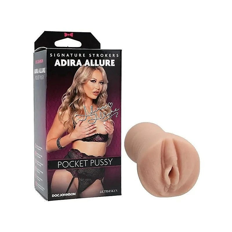 Signature Adira Allure Ultraskyn Pocket Pussy by Doc Johnson - Masturbators and Strokers