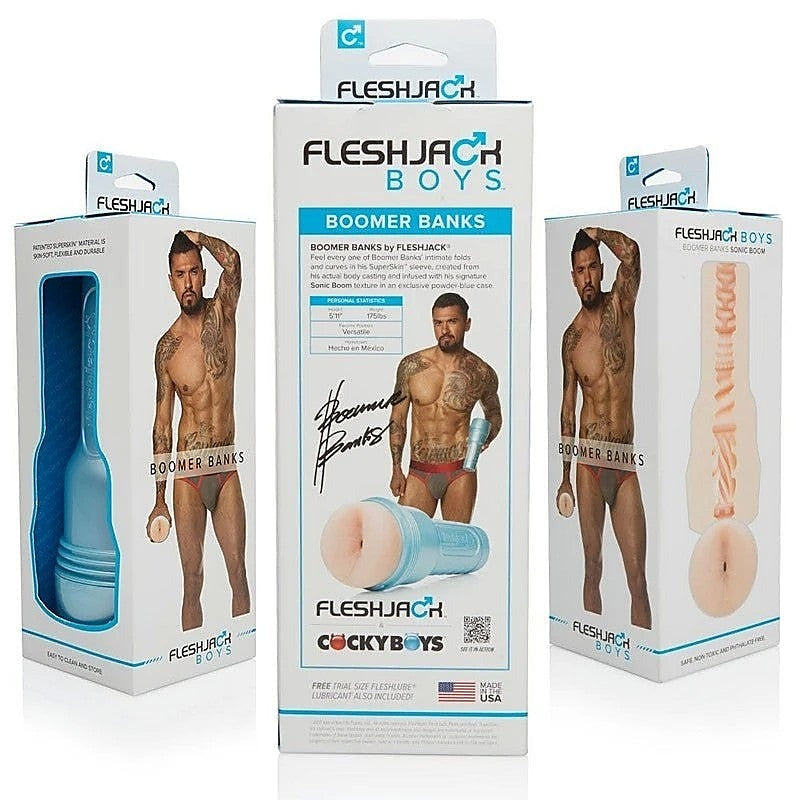 Premium Boomer Banks Sonic Boom by Fleshlight - Masturbators and Strokers