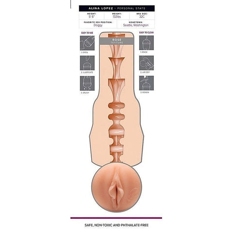 Alina Lopez Rose Masturbator by Fleshlight - Fleshlight Male Masturbators