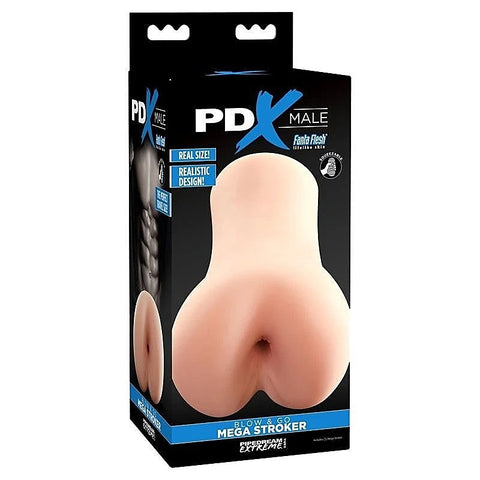 PDX Male Blow and Go Realistic Mega Stroker - Realistic Butts And Vaginas