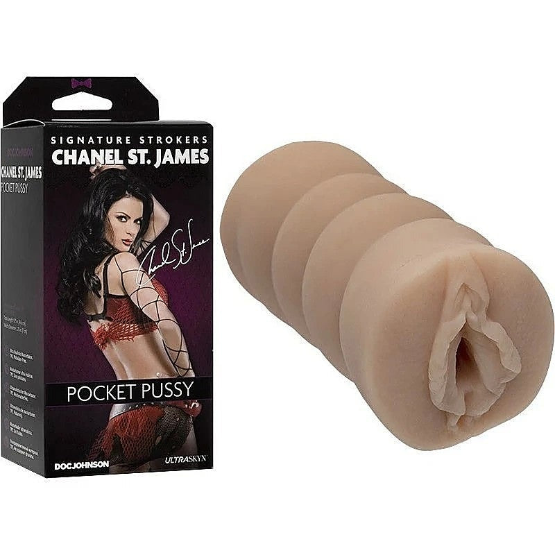 Ultraskyn Pocket Pussy Vanilla by Doc Johnson - Realistic Butts And Vaginas