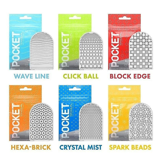 Pocket Tenga Block Edge Masturbator by Tenga - Masturbators and Strokers