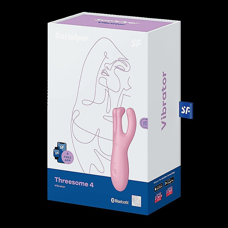 Threesome 4 App Controlled Vibrating Clitoral Massager - Clit Ticklers and Pulsators