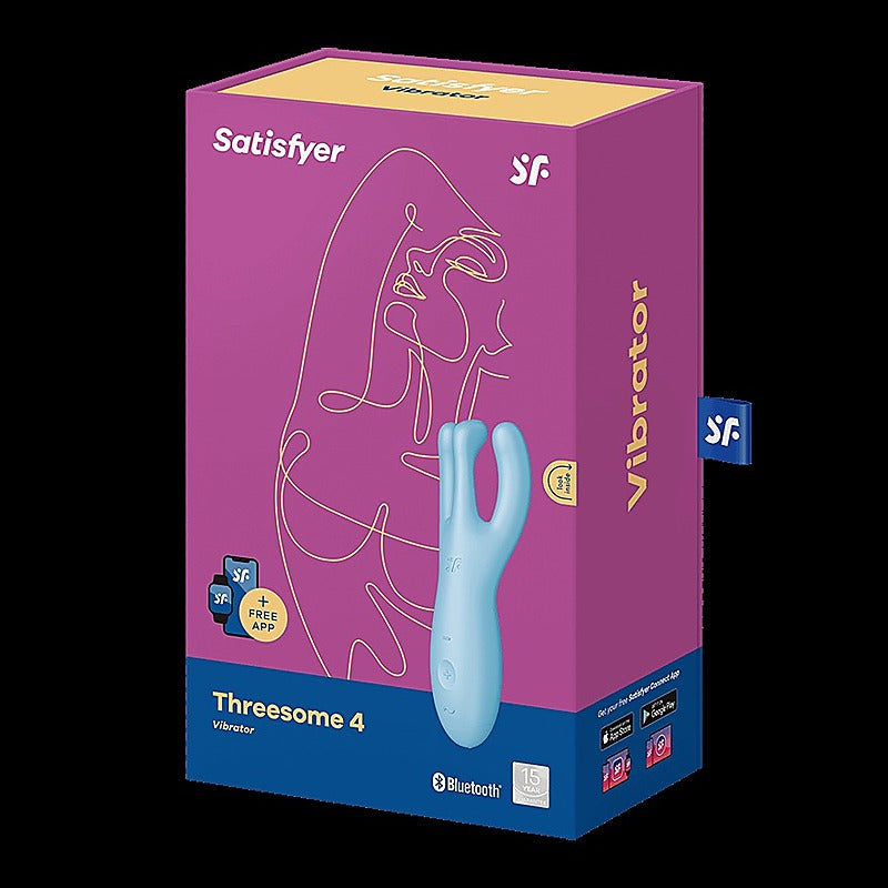Threesome 4 App Controlled Vibrating Clitoral Massager - Clit Ticklers and Pulsators