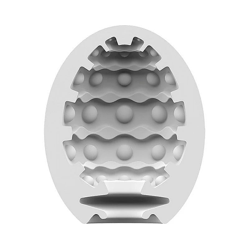 Bubble 3 Piece Male Masturbator Egg Set by Satisfyer - Masturbators and Strokers