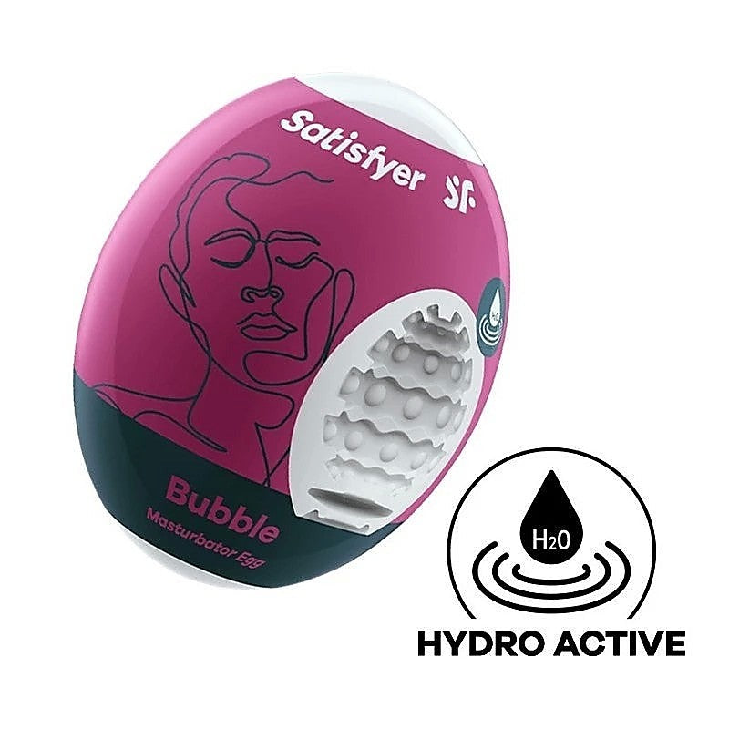 Bubble Mens Masturbator Egg by Satisfyer - Masturbators and Strokers