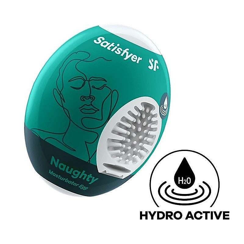 Naughty Male Pleasure Masturbator Egg by Satisfyer - Masturbators and Strokers
