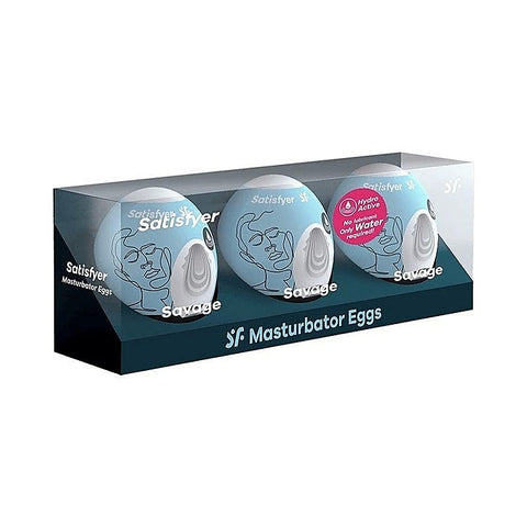 Mixed 3 Pack Male Masturbator Eggs #2 by Satisfyer - Masturbators and Strokers