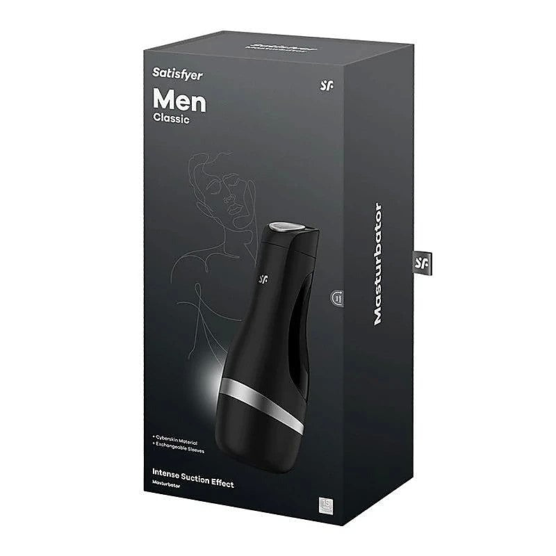 Men Classic Vibrating Male Masturbator By Satisfyer - Masturbators and Strokers