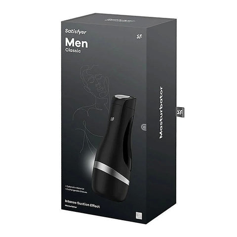 Men Classic Vibrating Male Masturbator By Satisfyer - Masturbators and Strokers