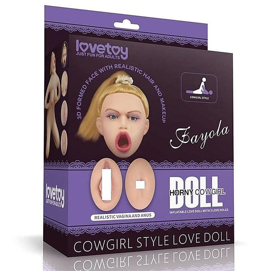 Horny Cowgirl Inflatable Love Doll by Lovetoy - Love Dolls