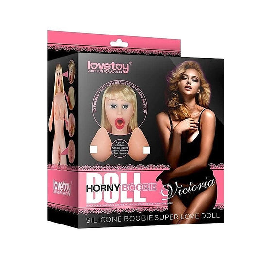 Victoria Horny Blonde Boobie Doll by Lovetoy - Love Dolls