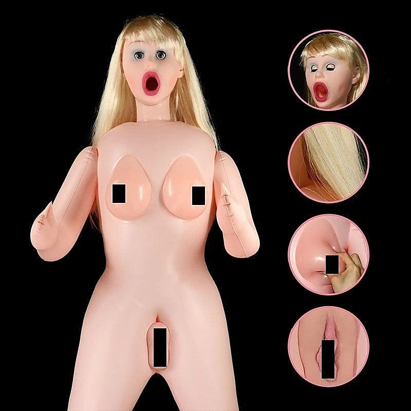 Victoria Horny Blonde Boobie Doll by Lovetoy - Love Dolls