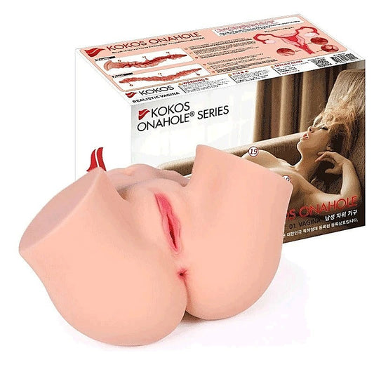 Big Hip Onahole Vagina and Ass Masturbator by Kokos - Realistic Butts And Vaginas