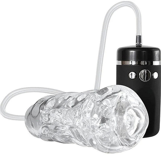 Vibrating & Sucking Pleasure Stroker by Adam & Eve - Masturbators and Strokers