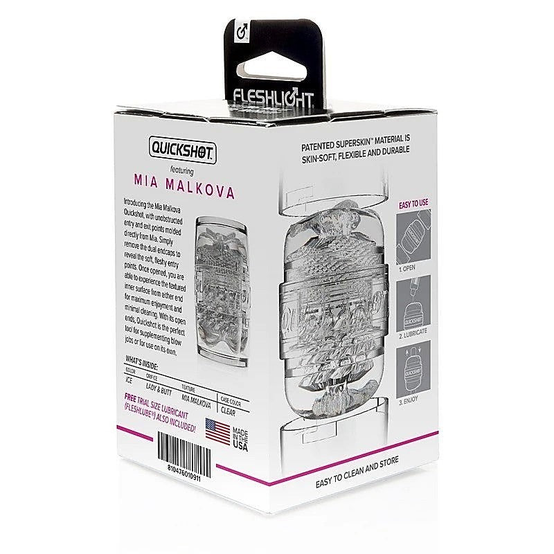 Premium Quickshot Mia Malkova by Fleshlight - Realistic Butts And Vaginas