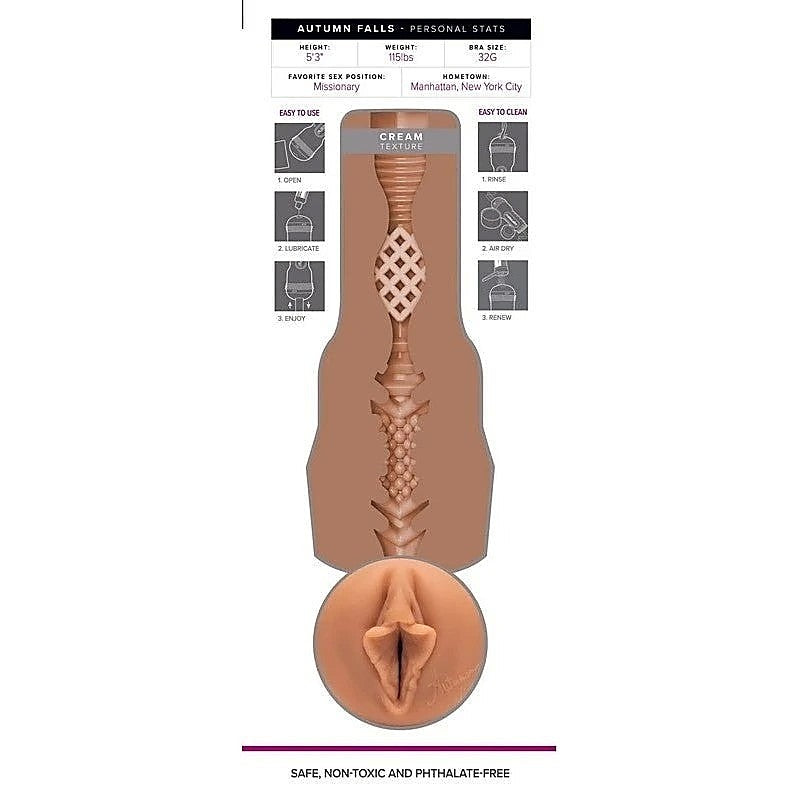 Autumn Falls Realistic Mens Masturbator by Fleshlight - Realistic Butts And Vaginas