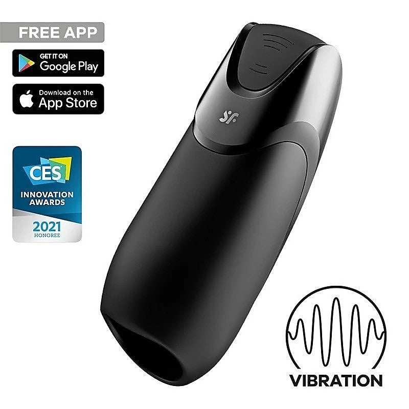Vibration + App Controlled Male Stroker by Satisfyer - Masturbators and Strokers