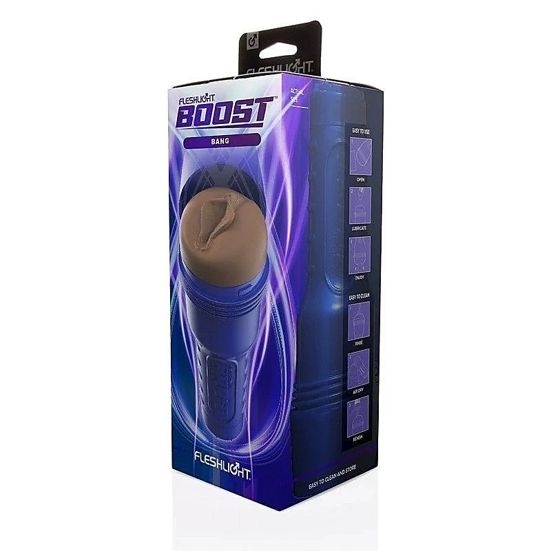 Boost Bang Realistic Pleasure Male Masturbator by Fleshlight - Masturbators and Strokers