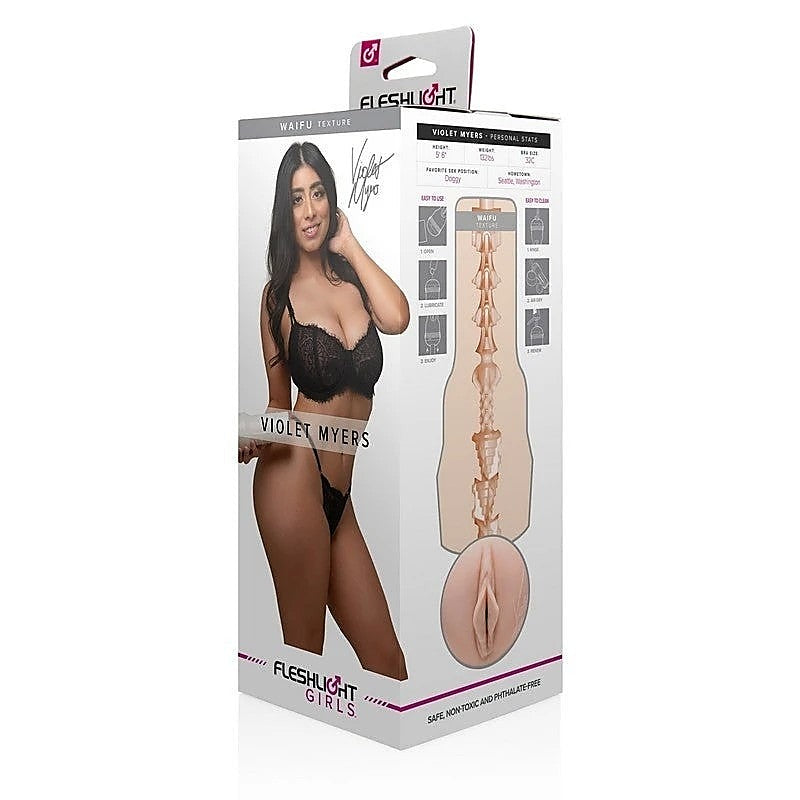 Violet Myers Waifu Realistic Pleasure Male Stroker - Fleshlight Male Masturbators