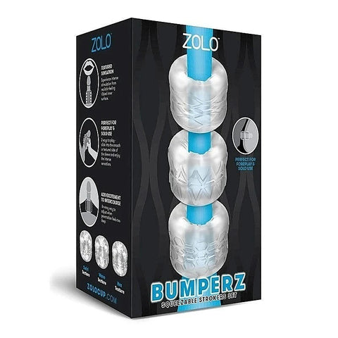 Zolo Bumperz Dual-Sided Stroker by Xgen Products - Masturbators and Strokers