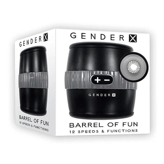 Gender X BARREL OF FUN USB Rechargeable Stroker - Masturbators and Strokers