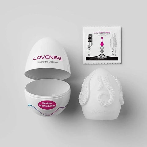 Kraken Stretchable Male Masturbator Egg by Lovense - Masturbators and Strokers
