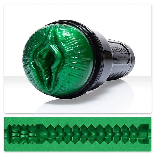 Alien Queen Green Metallic Mens Masturbator by Fleshlight - Realistic Butts And Vaginas
