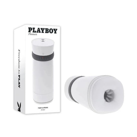 Evolved Playboy Pleasure TWIST & STROKE Heating Male Stroker with Heating - Masturbators and Strokers