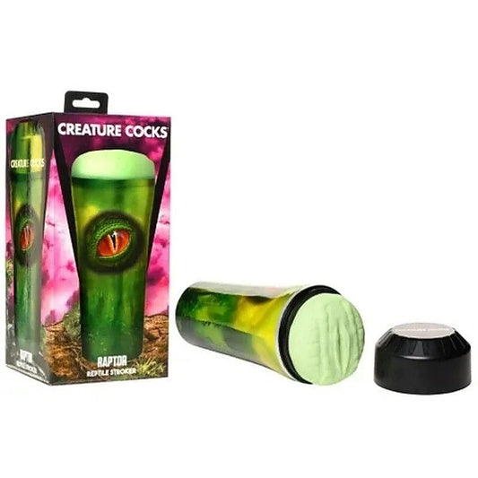 Creature Cocks Raptor Reptile Pleasure Stroker by XR Brands - Masturbators and Strokers