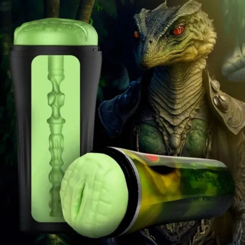 XR Brands Creature Cocks Raptor Reptile Pleasure Stroker Male Masturbator - - Masturbators and Strokers