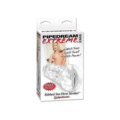 Extreme Ribbed See-Thru Male Stroker by Pipedream - Masturbators and Strokers
