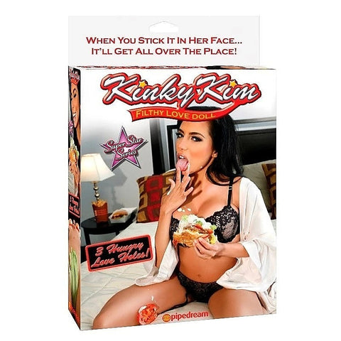 Kinky Kim Filthy Inflatable Love Doll by Pipedream - Love Dolls