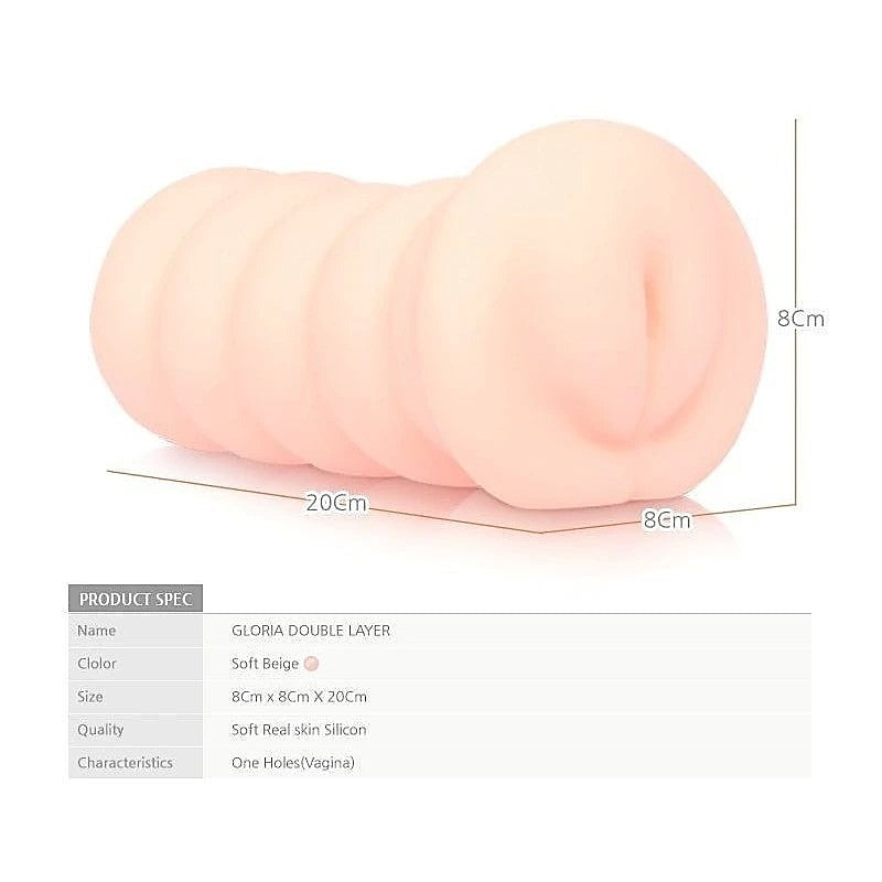 Gloria Twin Layer Realistic Male Masturbator by Kokos - Masturbators and Strokers