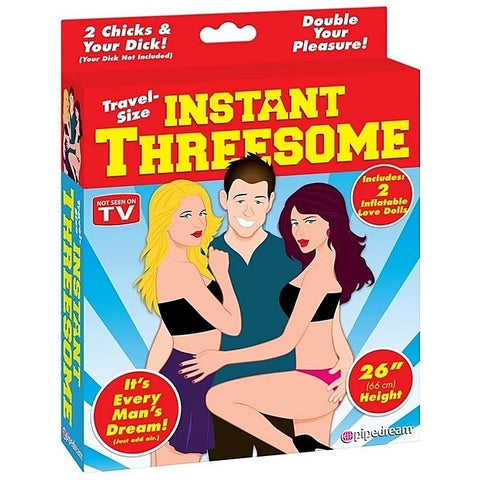 Travel Size Instant Threesome Sex Doll by Pipedream - Love Dolls