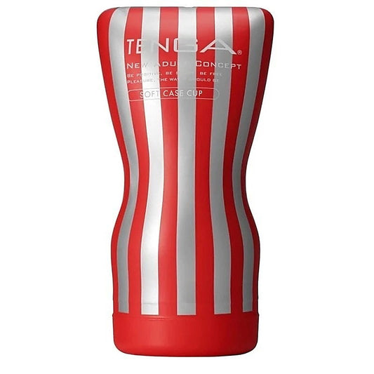 Soft Case Cup Rubber Male Masturbator by Tenga - Masturbators and Strokers