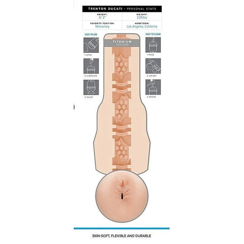 Trenton Ducati Titanium Masturbator by Fleshlight - Fleshlight Male Masturbators