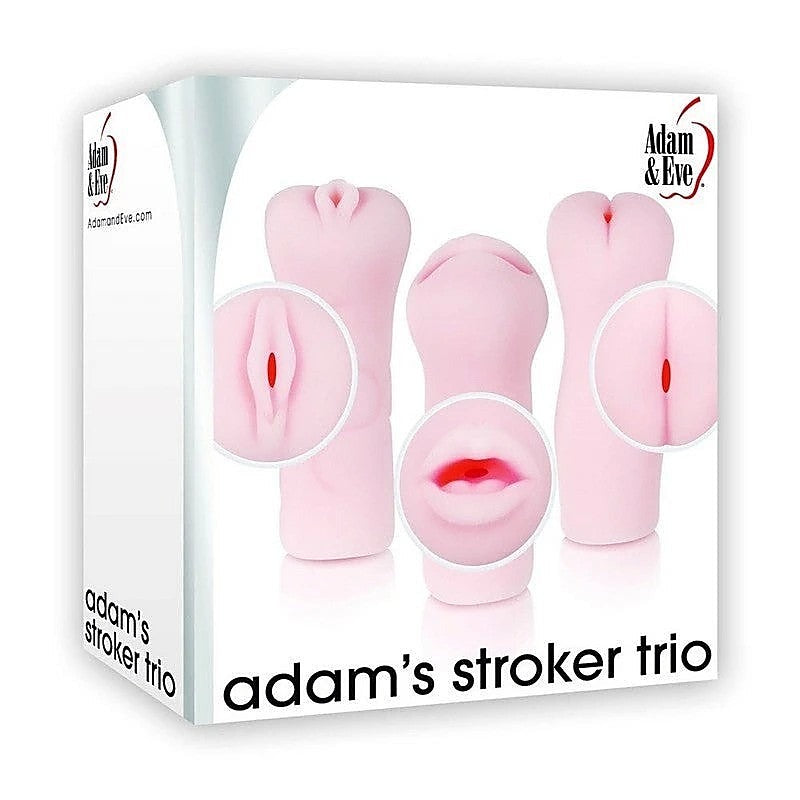 Premium Adams Stroker Trio by Adam & Eve - Masturbators and Strokers