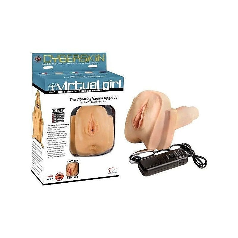 Cyberskin Virtual Girl Vibrating Vagina - Realistic Butts And Vaginas