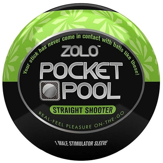 Zolo Pocket Pool Straight Shooter Stroker by Xgen Products - Masturbators and Strokers