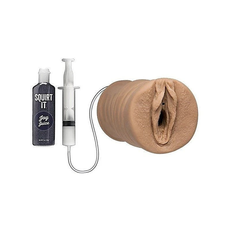 Squirt It Squirting Realistic Pussy Stroker by Doc Johnson - Masturbators and Strokers