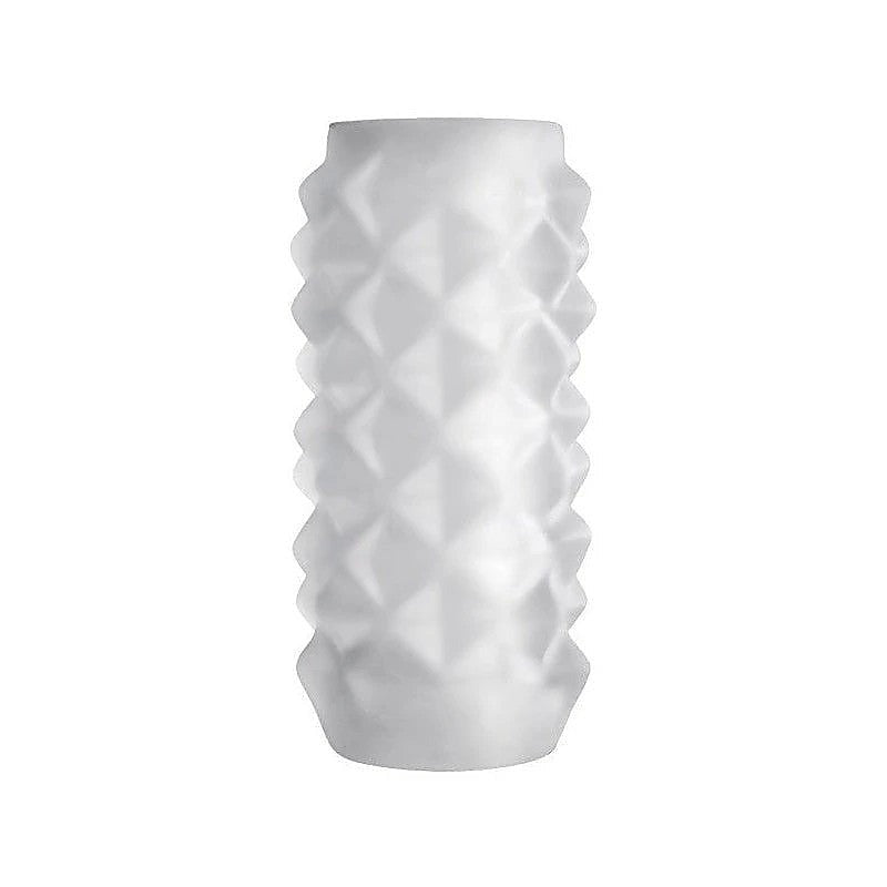 Doc Johnson Optimale Reversible UR3 2 Way Stroker Studs Frost Dual Texture - Masturbators and Strokers