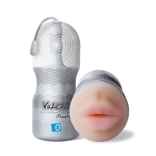 Vulcan Love Skin Masturbator Ripe Mouth + Vibe by Topco - Masturbators and Strokers