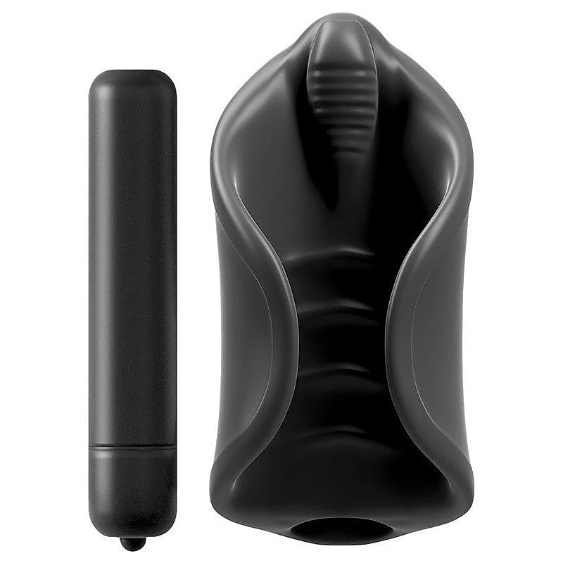 PDX Elite Vibrating Silicone Male Stimulator - Masturbators and Strokers