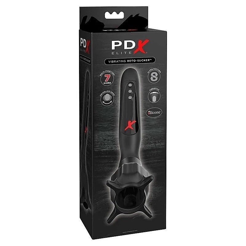 PDX Elite Vibrating Roto-Sucker by Pipedream Products - Realistic Butts And Vaginas