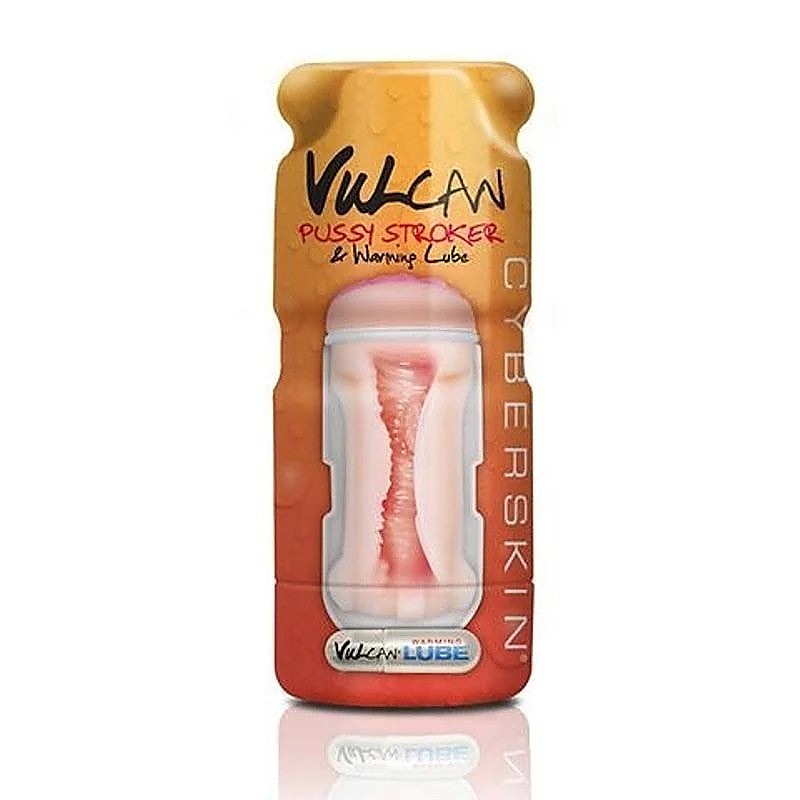 Premium Cyberskin Vulcan Pussy Stroker by Topco - Masturbators and Strokers